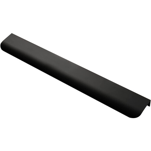 D-Handle Cabinet Pulls Black Aluminum Alloy 12 Pack