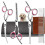 Titanium Coated Dog Grooming Scissors 6-in-1 1