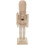 Nutcracker Ornament Light Brown Wooden Christmas Decor 1 1