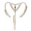 Crystal Heart G-string Thong with Waist Belt 1