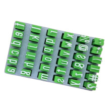 Heavy Duty Polymer Stamp Mold Font Size for Ceramic Plates