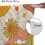 70S Lips Curtains Retro Boho Mushroom Wavy Orange Checkered 6