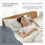Cervical Pillow Ultra Soft Cloud-Like Ergonomic Contour Grey 5