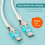 USB-C快充线 双头 65W 1米 发光尼龙编织 2