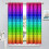 Rainbow Hexagonal Curtains 72x63in for Kids Bedroom 8