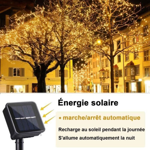 String lights - ABURNUDREY - 40m - 400 LEDs - 8 Modes - Warm White - Pack of 2 2