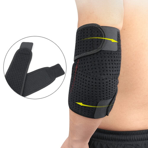 Neoprene elbow brace with adjustable strap for arthritis 2