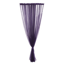 Light Filtering Sheer Curtains with Leaf Pattern 1 Panel