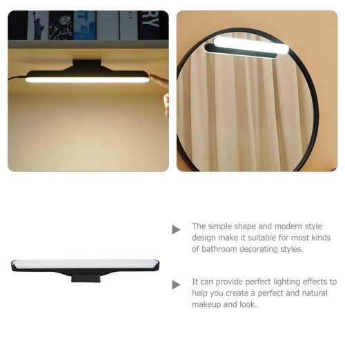 Bathroom Wall Light Over Mirror Modern ABS White 1 Pack 1