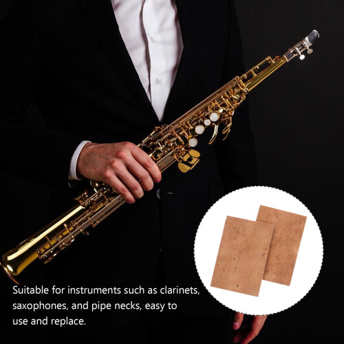 OUNONA Sax Neck Cork Sheet Universal 2 pcs 2