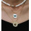 Bubble Letter Necklace 18K Gold-Plated Initial Pendant 5