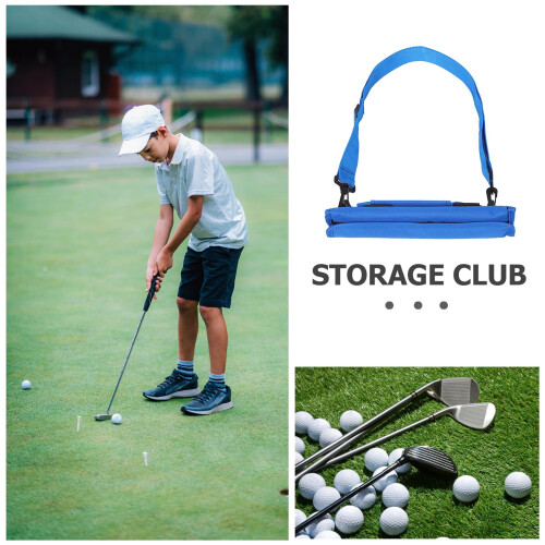 Nylon Ghost Golf Bag Blue Compact 11.8x2.4x2 in 1 pc 2