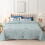Summer Quilt Blue Washed Cotton 39x59 Inch 4