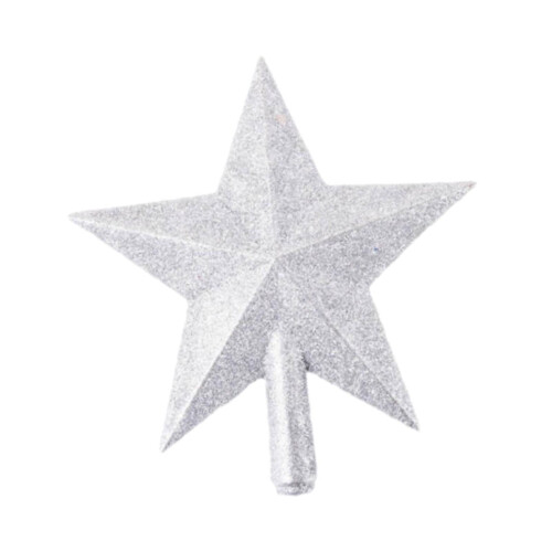 Silver Christmas Star Ornament for Tree, Window, or Table 2