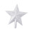 Silver Christmas Star Ornament for Tree, Window, or Table 4