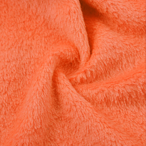 Orange Flannel Blanket Soft Lightweight 50x70cm