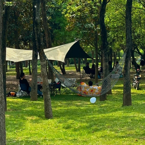 Camping Hammock Lightweight Mesh Durable 1