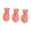 Piano Pedal Cover Dustproof Protector Red 3 Pcs 5