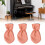 Piano Pedal Cover Dustproof Protector Red 3 Pcs 6
