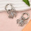Spider Charm Gothic Boots Accessory Silver Metal 1 Piece 4