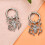 Spider Charm Gothic Boots Accessory Silver Metal 1 Piece 3