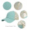 Women's Baseball Cap with Ponytail Hole Vintage Washed Dad 6