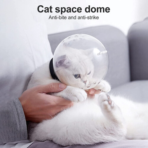 Kitten Space Hood Cat Muzzle Ball-Shaped Breathable Head 2