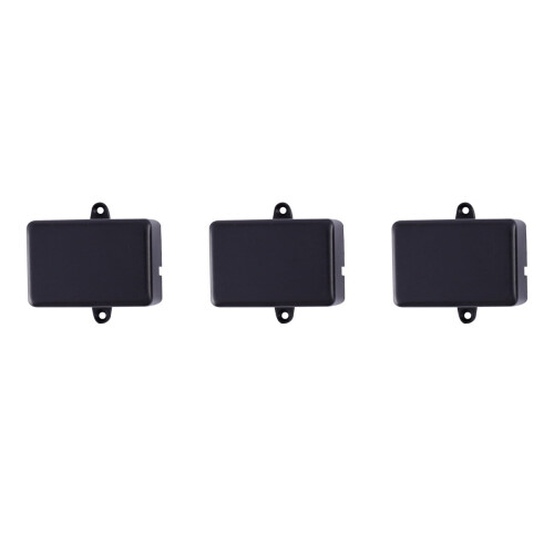 Electrical Junction Box Enclosure Case Black 3 pcs 1