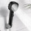 Handheld Shower Head with Water Jets Black 2