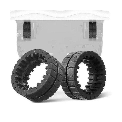 4 Pcs Non-Replacement Wheel Tires for Jet M6 Robot Vacuum 1