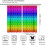 Rainbow Hexagonal Curtains 72x63in for Kids Bedroom 2