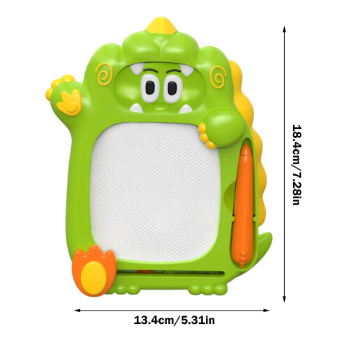 Magnetic Dinosaur Drawing Board Double-Sided 1pc 2