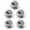 Butterfly Pin Backs Stainless Steel 5 Pieces 5