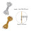 Metallic Twist Hair Rope Dreadlock Braid Accessory 1 piece 3