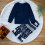 Matching Family Pajama Sets Blue Tree Long Sleeve Tee and 3