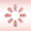 French Tip Square Press-On Nails Full Cover 6