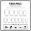 French Tip Square Press-On Nails Full Cover 5
