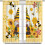 Yellow Check Bee Curtains with Gnome Honey Design Thermal 2