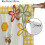 Yellow Check Bee Curtains with Gnome Honey Design Thermal 7