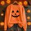 Dame Halloween-genser ensfarget rund hals langermet 2