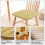 Plyschstolsdyna Ergonomisk 45x45 cm 5