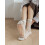 Vintage sheer ankle socks with floral lace pattern 5