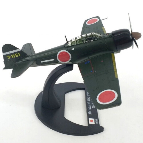 Japanese A6M3 Zero Fighter Alloy Model 1/72 Scale 1