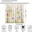 Floral Curtains Retro Bird and Flower Pattern 2 Panels 2