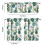 Green Cactus Kitchen Curtain Valance Set 36 inch 6
