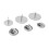 Butterfly Pin Backs Stainless Steel 5 Pieces 6