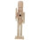Nutcracker Ornament Light Brown Wooden Christmas Decor 1 6