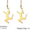 Gymnastics Earrings Ballet Gymnast Studs Dangles Team USA 6