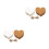 Heart-shaped paper hang tags blank 400 pcs 3
