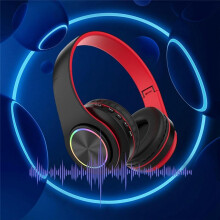 Headphones,Intelligent Wireless Headset HiFi Stereo Foldable Headset for Home Office Black